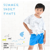 子供用 ショートパンツ キッズ ホットパンツ 短パン パンツ ボトムス スウェット ウエストゴム ウエスト紐 運動着 部屋着 パジャマ ルームウェア ルームウエア カジュアル シンプル 無地 単色 ソリッドカラー 男の子 男児 女の子 女児 子供服 子ども服