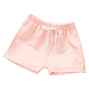 ショートパンツ 子供服 キッズ ベビー ジュニア 男の子 女の子 半ズボン ボトムス 短パン スウェット 無地 ロールアップ カジュアル シンプル おしゃれ 可愛い ウエストゴム 普段着 通園 通学