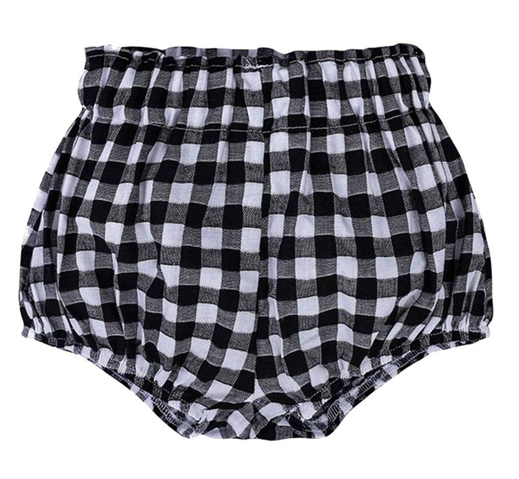 かぼちゃパンツ べビーブルマ ブルマパンツ オーバーパンツ ベビーブルマー べビー服 ブロックチェック柄 バリエーション画像