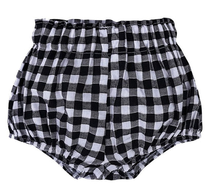かぼちゃパンツ べビーブルマ ブルマパンツ オーバーパンツ ベビーブルマー べビー服 ブロックチェック柄 バリエーション画像