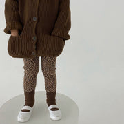 ロングパンツ レギンスパンツ 子供用 キッズ ベビー ジュニア 女の子 男の子 ボトムス 長ズボン ノーマル 裏起毛 ヒョウ柄 ドット チェック レザー調 おしゃれ カジュアル レギパン 暖かい あったか 防寒 普段使い おでかけ 通園 通学 着回し力