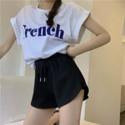 ルームウェア ショートパンツ レディース ボトムス 部屋着 短パン 半ズボン ウエスト紐 シンプル 大きいサイズあり 婦人服 女性用 楽ちん 室内用 寝間着 パジャマ S M L XL 2XL 3XL 4XL