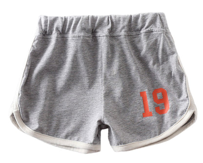 ショートパンツ ショーパン ホットパンツ 半ズボン 半パン ウエストゴム グレー バリエーション画像