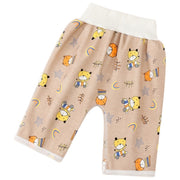 おねしょケット おねしょパンツ おねしょシーツ ベビー 赤ちゃん キッズ 男の子 女の子 育児用品 ベビー用品 スカート型 半ズボン型 Aライン ゴムウエスト 吸水 寝具 イラスト 総柄 動物 ウサギ クマ ピンク ブルー ホワイト かわいい キュート ポップ