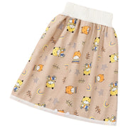 おねしょケット おねしょパンツ おねしょシーツ ベビー 赤ちゃん キッズ 男の子 女の子 育児用品 ベビー用品 スカート型 半ズボン型 Aライン ゴムウエスト 吸水 寝具 イラスト 総柄 動物 ウサギ クマ ピンク ブルー ホワイト かわいい キュート ポップ