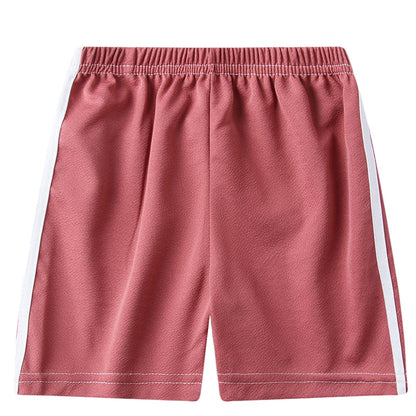 ショートパンツ 半ズボン ハーフパンツ ズボン ボトムス キッズ レッド バリエーション画像