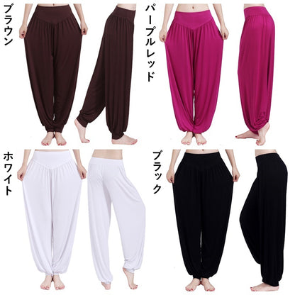 アラジンパンツ ハーレムパンツ サルエルパンツ ロングパンツ 長ズボン アラビアンパンツ 商品画像4