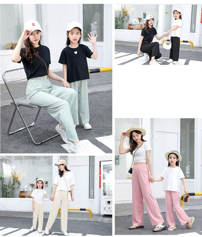 ロングパンツ ワイドパンツ ジョガーパンツ 長ズボン キッズ ジュニア 商品画像4