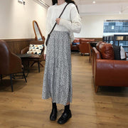 ロングスカート レディース 女性 ボトムス マキシ丈 ロング丈 Aライン フレア ウエストゴム 総柄 花柄 フラワー 大きいサイズあり かわいい キュート カジュアル フェミニン ガーリー 婦人服
