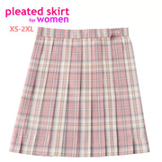 ミニスカート チェック柄 プリーツスカート JK スクールガール風 レディース 調節可 アジャスター 制服風