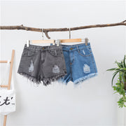 ショートパンツ デニムパンツ レディース ボトムス 短パン ジーンズ ダメージ加工 切りっぱなし カットオフ 大きいサイズあり カジュアル おしゃれ かっこいい 着まわし 定番 ベーシック 普段使い ヘビロテ 女性用 婦人用