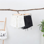 ショートパンツ デニムパンツ レディース ボトムス 短パン ジーンズ ダメージ加工 切りっぱなし カットオフ 大きいサイズあり カジュアル おしゃれ かっこいい 着まわし 定番 ベーシック 普段使い ヘビロテ 女性用 婦人用