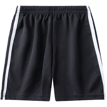 ロングパンツ 薄手 長ズボン ショートパンツ ハーフパンツ 半ズボン ブラック×ショート バリエーション画像