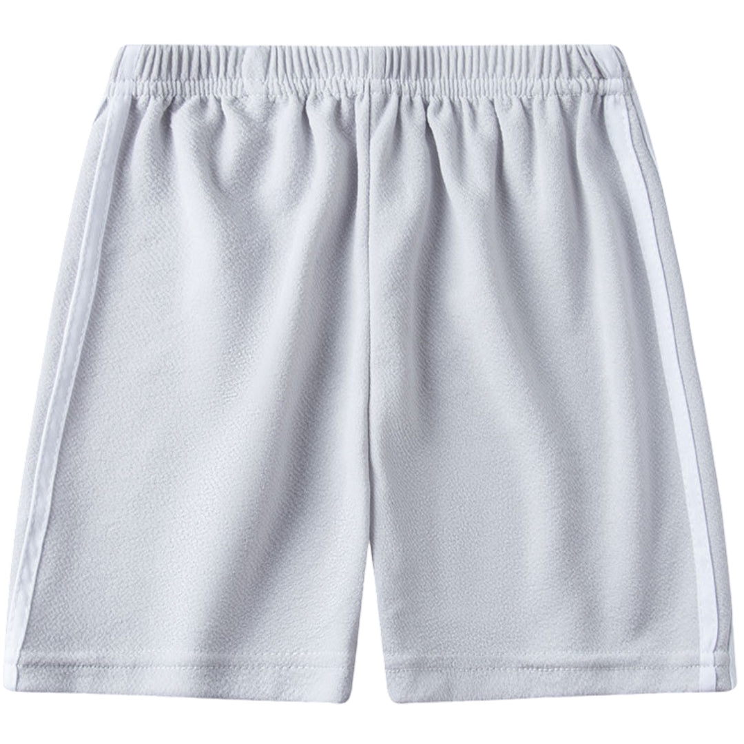ロングパンツ 薄手 長ズボン ショートパンツ ハーフパンツ 半ズボン グレー×ショート バリエーション画像
