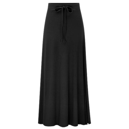 ロングスカート スカート レディース 女性 スリット リブ 商品画像4