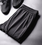 ロングパンツ ジョガーパンツ ゴルフ 9分丈 メンズ メッシュ 通気性 吸汗 速乾 ドライ 薄手 涼しい 接触冷感 春夏 部屋着