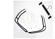 ショートパンツ レディース 女性 ボトムス ショート丈 ライン入り ウエストゴム ひも付き 大きいサイズ シンプル 無地 カジュアル スポーティ スポーツ