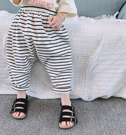 ロングパンツ サルエルパンツ スウェット キッズ ベビー 男の子 女の子 ボトムス 長ズボン ウエストゴム ポケット付き ロールアップ 春 秋 おしゃれ