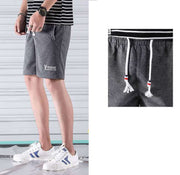 ハーフパンツ メンズ 男性用 ボトムス 大きいサイズ 5分丈 ウエストゴム 英字ロゴ ウエスト紐 スウェット ジャージ カジュアル スポーツ ゆったり 部屋着 ルームウェア 短パン 半ズボン イージーパンツ 膝丈 ポケット付き シンプル 普段着 着回し デイリー 合わせやすい トレーニング ジム リラックス 男性 紳士 春 夏 秋