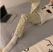 ルームウェア レディース ボトムス ズボン ロングパンツ 長ズボン ナイトウェア 女性 ラフ ルームパンツ ゆったり 部屋着 カジュアル