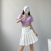 ミニスカート プリーツスカート レディース ボトムス インナーパンツ付き ショート丈 ハイウエスト 大きいサイズ カジュアル デイリー 普段使い お出かけ 着回し かわいい おしゃれ シンプル スカパン 女性