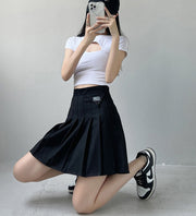 ミニスカート プリーツスカート レディース ボトムス インナーパンツ付き ショート丈 ハイウエスト 大きいサイズ カジュアル デイリー 普段使い お出かけ 着回し かわいい おしゃれ シンプル スカパン 女性