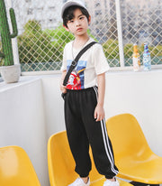 ロングパンツ 長ズボン ジャージ キッズ 子供服 ジュニア ボトムス ウエストゴム 裾ゴム サイドライン スポーティ おしゃれ カジュアル シンプル ベーシック 定番 着回し ヘビロテ お出かけ 運動 赤 黒 青 黄 紫 緑 ピンク
