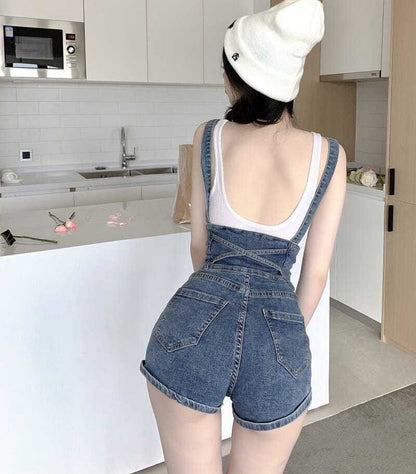 サロペットパンツ オーバーオール デニム レディース 婦人服 ボトムス 商品画像4