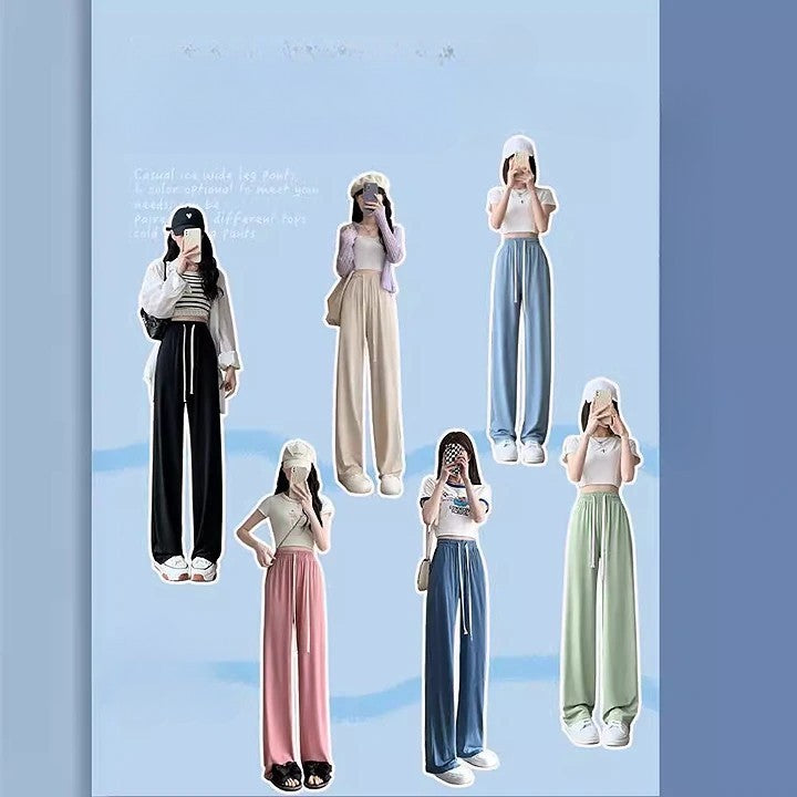 ロングパンツ レディース 女性用 ボトムス 長ズボン ワイドパンツ 商品画像2