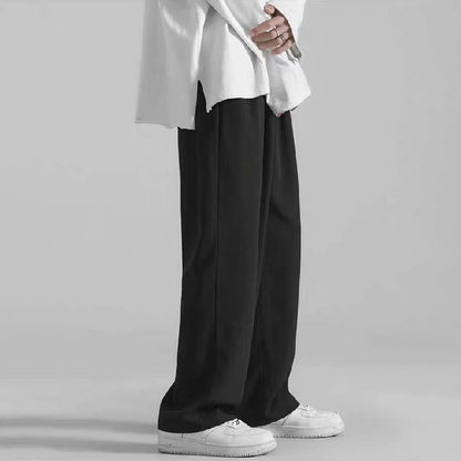 イージーパンツ メンズ ワイドパンツ ロングパンツ ストレート ウエストゴム 商品画像4