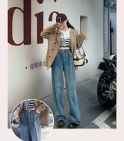 デニムパンツ ワイドパンツ バギージーンズ バギーパンツ ウエストバックル付き レディース ボトムス ジーンズ ジーパン 長ズボン ロングパンツ 無地 シンプル おしゃれ かわいい かっこいい 定番 カジュアル デイリー ヘビロテ お出かけ 普段使い 体型カバー 女性用
