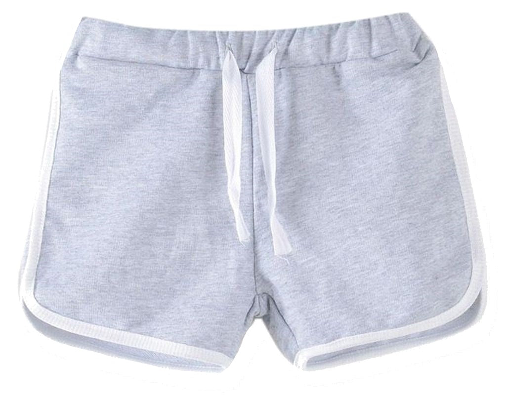 子供用 ショートパンツ ホットパンツ ボトムス スウェット ウエストゴム グレー バリエーション画像