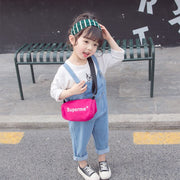オーバーオール つなぎ パンツ キッズ 子供服 女の子 男の子 サスペンダー 前ポケット 天使の羽 ロング丈 デニム風 ボトムス 無地 カジュアル ユニーク 可愛い 80-120