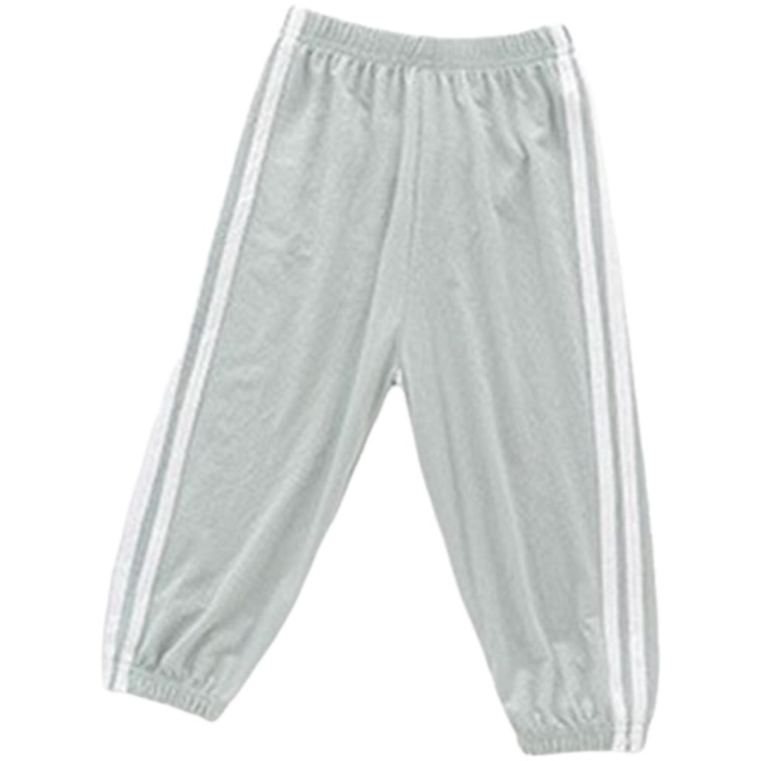 ロングパンツ 長ズボン ジャージ キッズ 子供服 ジュニア グレー バリエーション画像