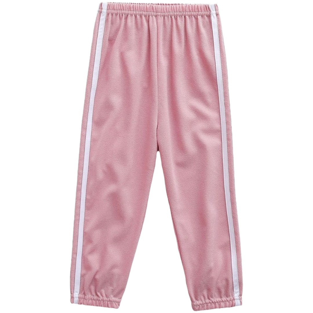 ロングパンツ 長ズボン ジャージ キッズ 子供服 ジュニア レッド バリエーション画像