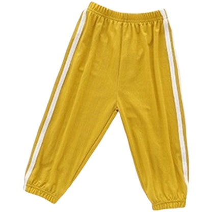 ロングパンツ 長ズボン ジャージ キッズ 子供服 ジュニア イエロー バリエーション画像