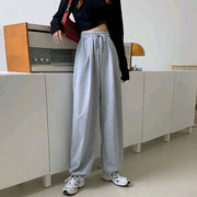 ロングパンツ 長ズボン スウェット レディース ボトムス 大きいサイズ有 ハーレムパンツ ジョガーパンツ ゆったり デイリー 部屋着 ルームウェア お出かけ シンプル 無地 着回し 普段使い カジュアル 体型カバー 裾ゴム ウエストゴム ポケット 女性 婦人 グレー ブラック