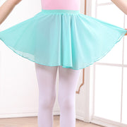 バレエスカート キッズ ジュニア 子供 女の子 ミニスカート バレエ用品 衣装 シフォン フリル レッスン 練習 発表会 シンプル ふんわり かわいい おしゃれ