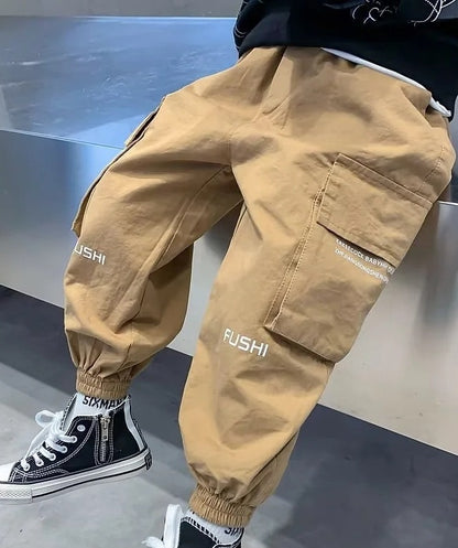 ロングパンツ カーゴパンツ 長ズボン キッズ ジュニア 子供 商品画像2