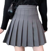 ミニスカート プリーツスカート Aライン ハイウエスト レディース 女性 ボトムス 大きいサイズあり 無地 単色 シンプル 着回し 合わせやすい カジュアル 定番 おしゃれ お出かけ 普段使い 婦人用