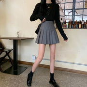 ミニスカート プリーツスカート Aライン ハイウエスト レディース 女性 ボトムス 大きいサイズあり 無地 単色 シンプル 着回し 合わせやすい カジュアル 定番 おしゃれ お出かけ 普段使い 婦人用