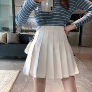 ミニスカート プリーツスカート Aライン ハイウエスト レディース 女性 ボトムス 大きいサイズあり 無地 単色 シンプル 着回し 合わせやすい カジュアル 定番 おしゃれ お出かけ 普段使い 婦人用