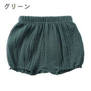 ブルマパンツ 子供服 オーバーパンツ かぼちゃパンツ ショートパンツ ベビー キッズ ボトムス 無地 可愛い おしゃれ シンプル