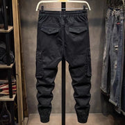 サルエルパンツ 大きいサイズ メンズ ボトムス パンツ スリムタイプ ウエスト紐 すっきり おしゃれ カッコイイ シンプル カジュアル 合わせやすい 黒