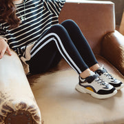 レギンス スパッツ キッズ ジュニア 子供 女の子 ボトムス タイツ レギンスパンツ ライン シンプル おしゃれ かわいい お出かけ