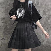 プリーツスカート レディース 女性用 ボトムス ミニ丈 チェック 学生服風 カジュアル 可愛い おしゃれ 普段使い おでかけ