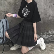 プリーツスカート レディース 女性用 ボトムス ミニ丈 チェック 学生服風 カジュアル 可愛い おしゃれ 普段使い おでかけ