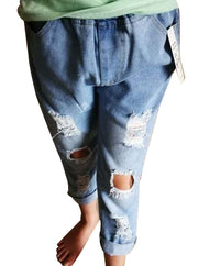 デニムパンツ ダメージデニムパンツ ジーンズ ロングパンツ キッズ ジュニア 子供服 男の子 女の子 男女兼用 ボトムス 破れ加工 擦れ 穴あき カジュアルパンツ ズボン 長ズボン ジーパン おしゃれ ラフ 普段着 スポーツ着 ボーイズ ガールズ ユニセックス