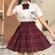 ミニスカート プリーツスカート レディース ミニ丈 スクールスカート 制服風 衣装 コスプレ 女子高生 チェック柄 春 夏 かわいい