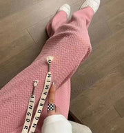 ロングパンツ ワイドパンツ イージーパンツ レディース 女性 ボトムス 長ズボン ウエストゴム ハイウエスト 無地 シンプル 着回し お洒落 プリーツパンツ
